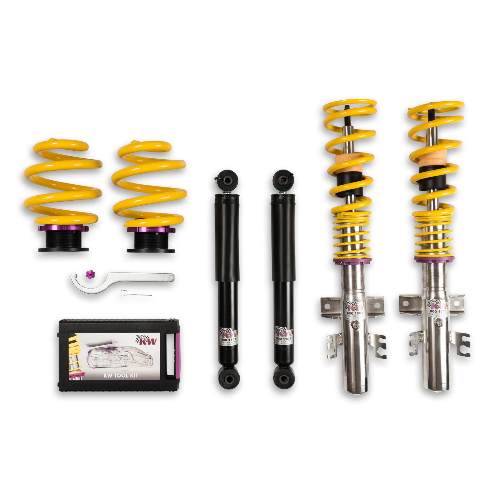 KW Suspensions 10280040 KW Variant 1 Винтовая подвеска для VW TRANSPORTER / CARAVELLE MK VI