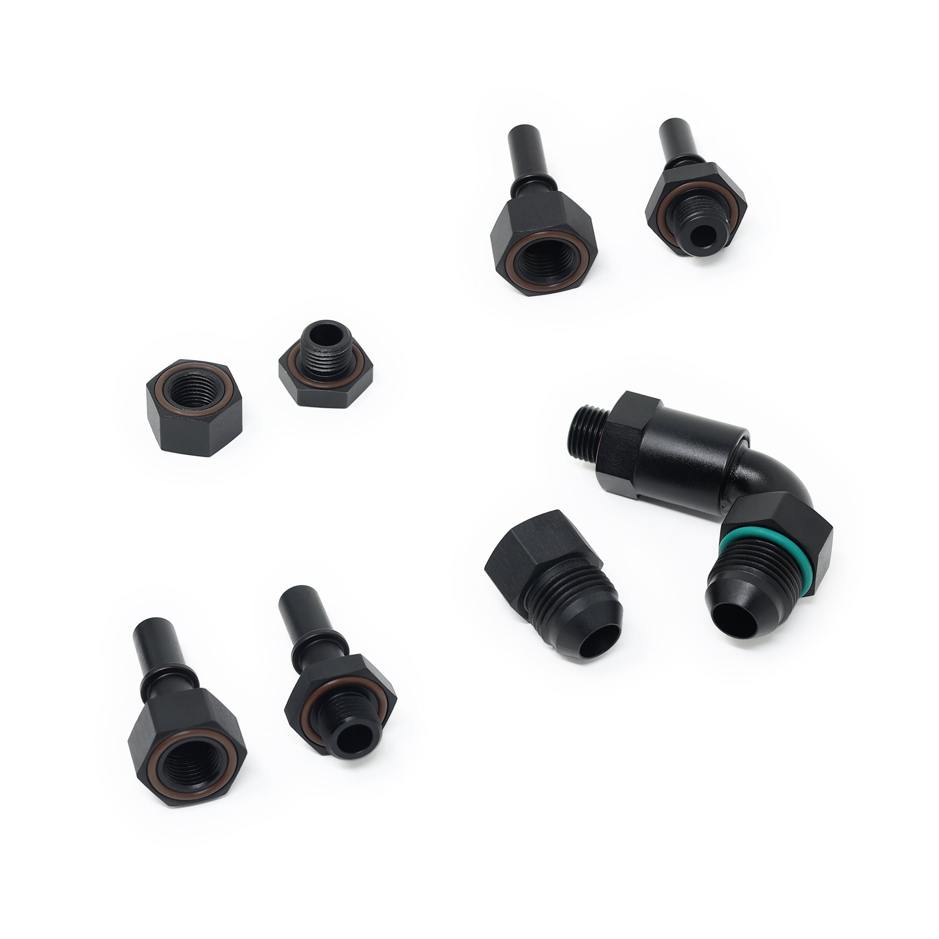 Wire with Terminals for 90 Degree 6 Pin Bulkhead - Black / Dual 18 Gauge