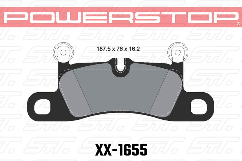 Колодки тормозные 36-1655 PowerStop Z36 задние Porsche 911; Cayenne; Boxter