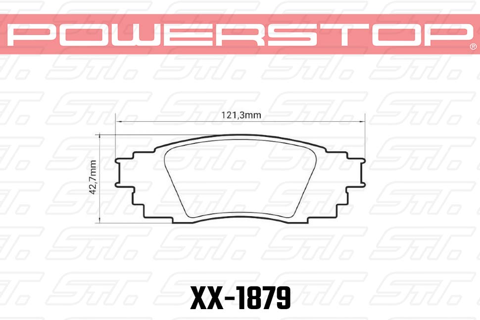 Колодки тормозные 36-1879 PowerStop Z36 задние TOYOTA CAMRY V70; LEXUS ES300h; RX