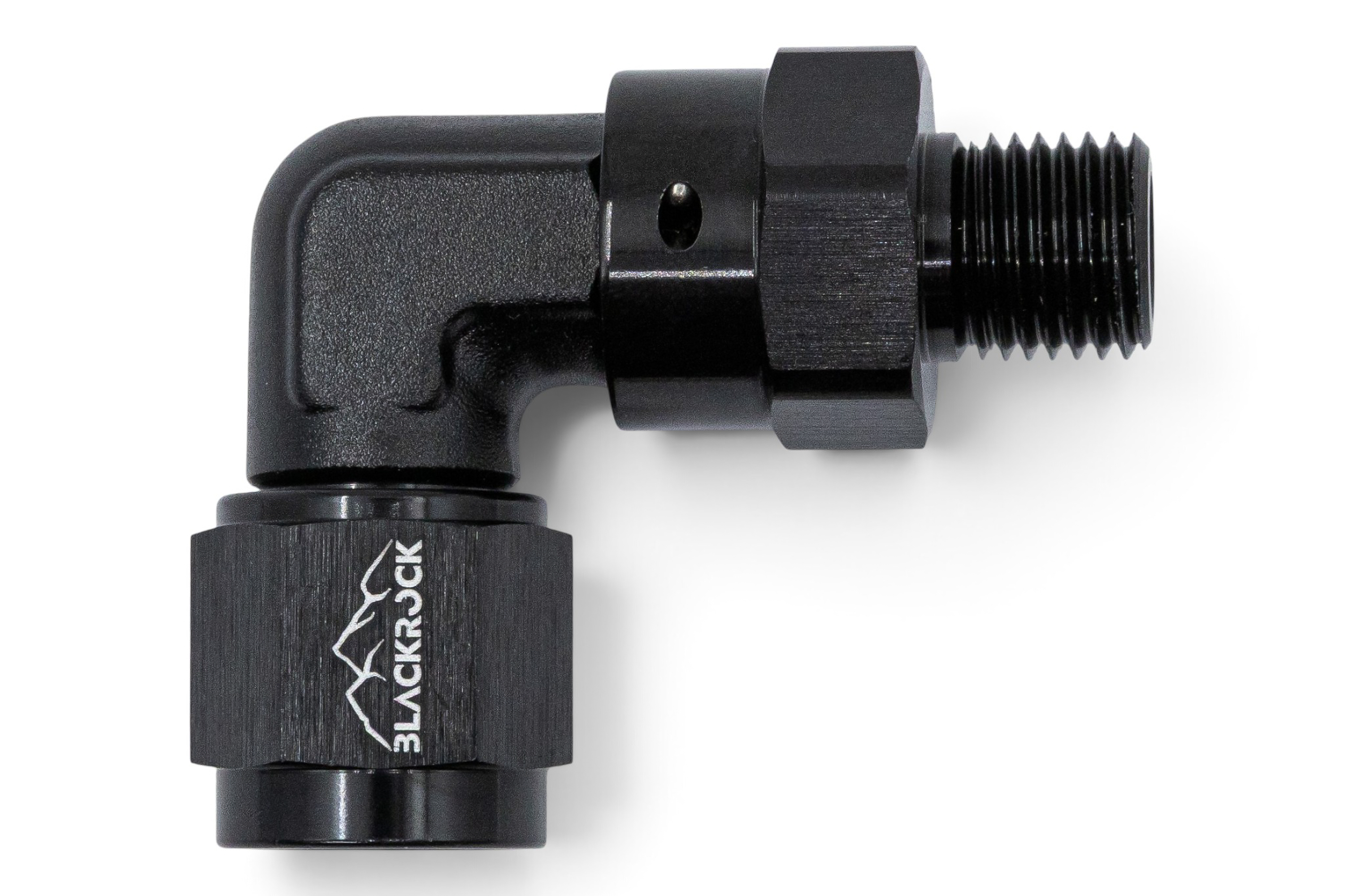 Адаптер М AN06 - П M12 x 1,25 mm, 90°, алюминий, BLACKROCK LAB, AN923-06M12125SW