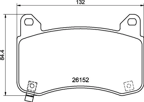 Колодки тормозные DC9052E16 DC Brakes RT.2 перед TESLA Model 3, Model Y, Тормоза Performance (SPORT)