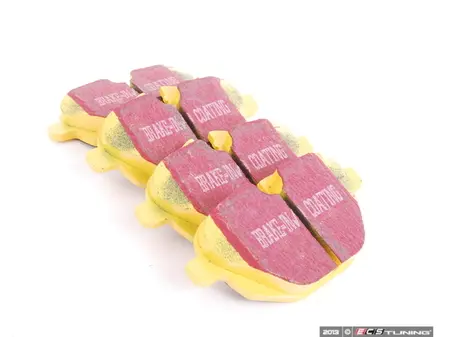 Колодки тормозные DP42047R EBC Yellowstuff DC1473; задние BMW 5 F10, G30; X3 F25, G01; БЕЗ M Sport