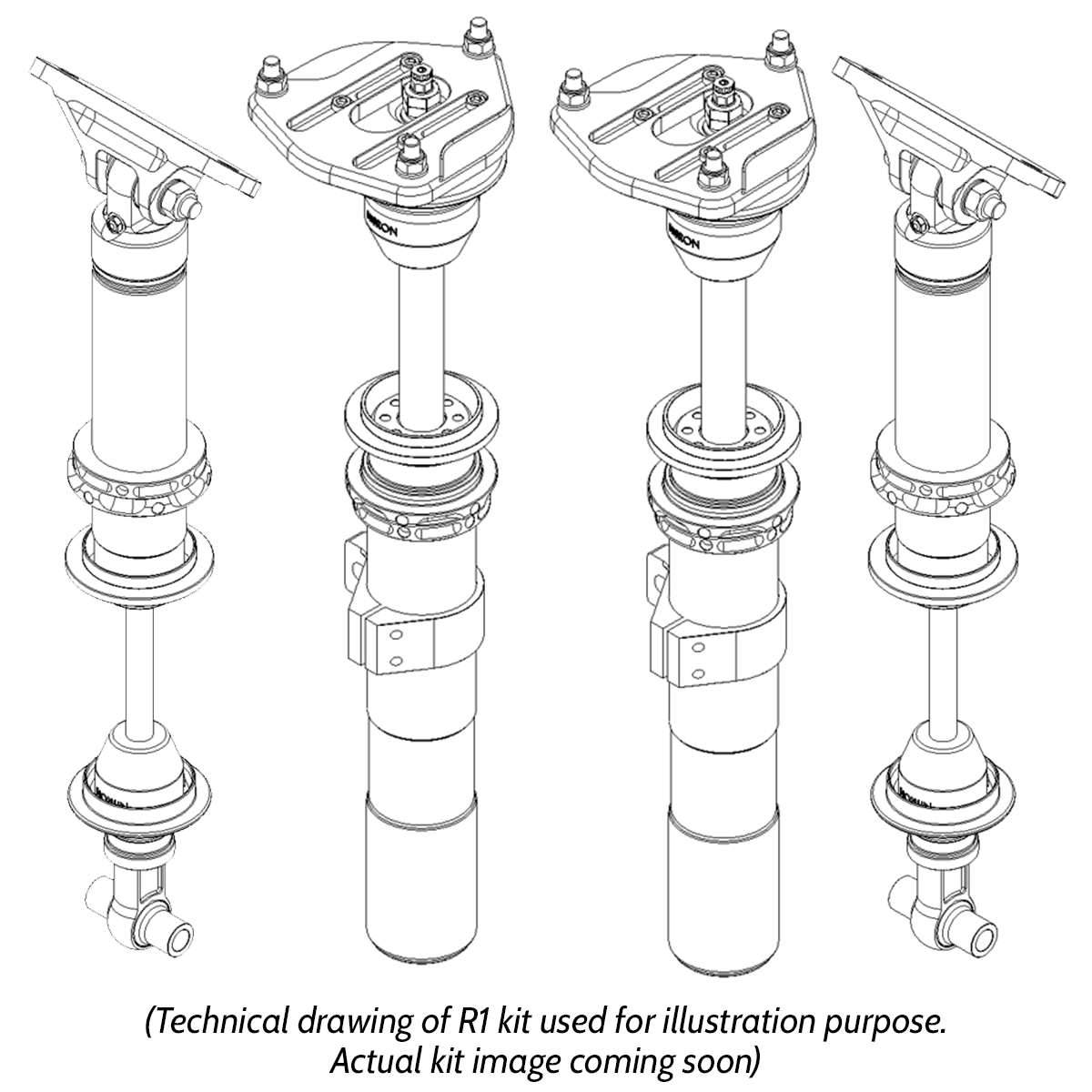 Volkswagen Scirocco (137,138) (08-17) Nitron R1 Suspension Kit - Fast Road / Divorced