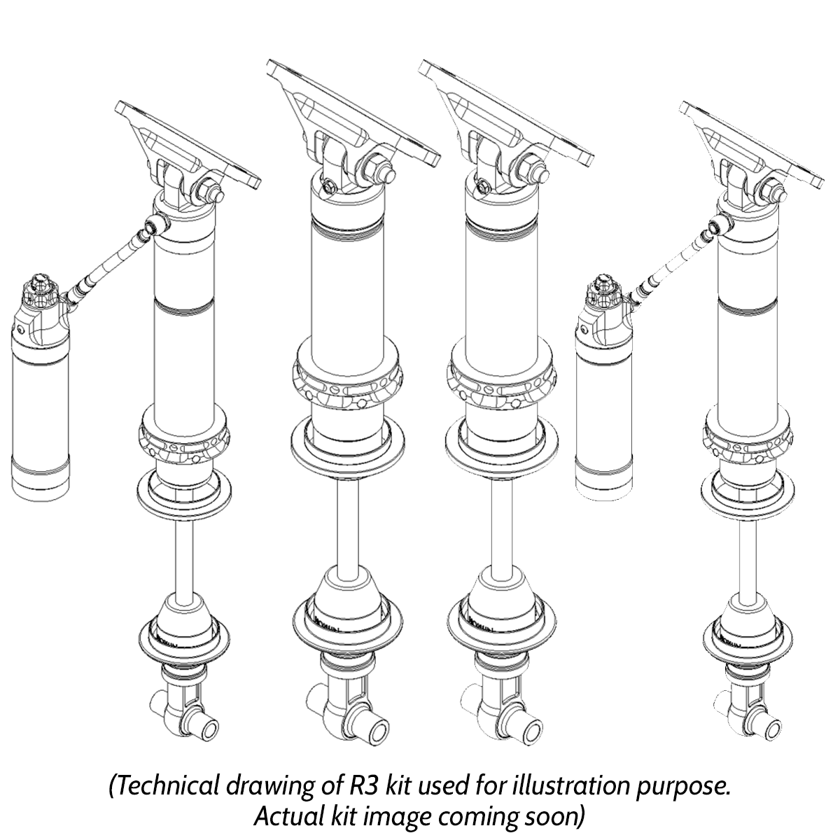Volkswagen Scirocco (137,138) (08-17) Nitron R3 Suspension Kit - Fast Road / Divorced