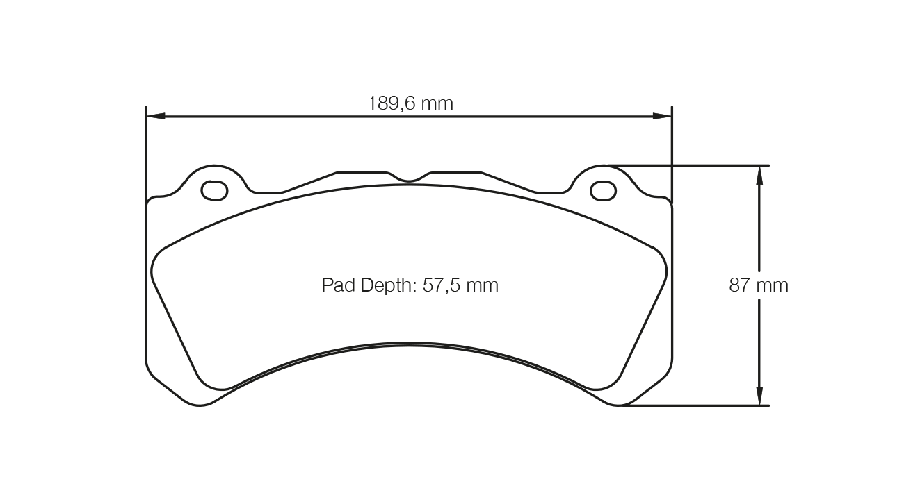 Колодки тормозные PST-1819 PowerStop TRACK DAY Brembo GT 6 поршней тип J, N